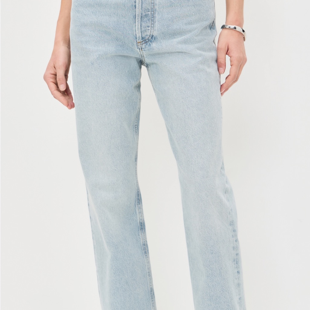 Agolde Women's Light Blue Boot Cut Jeans
